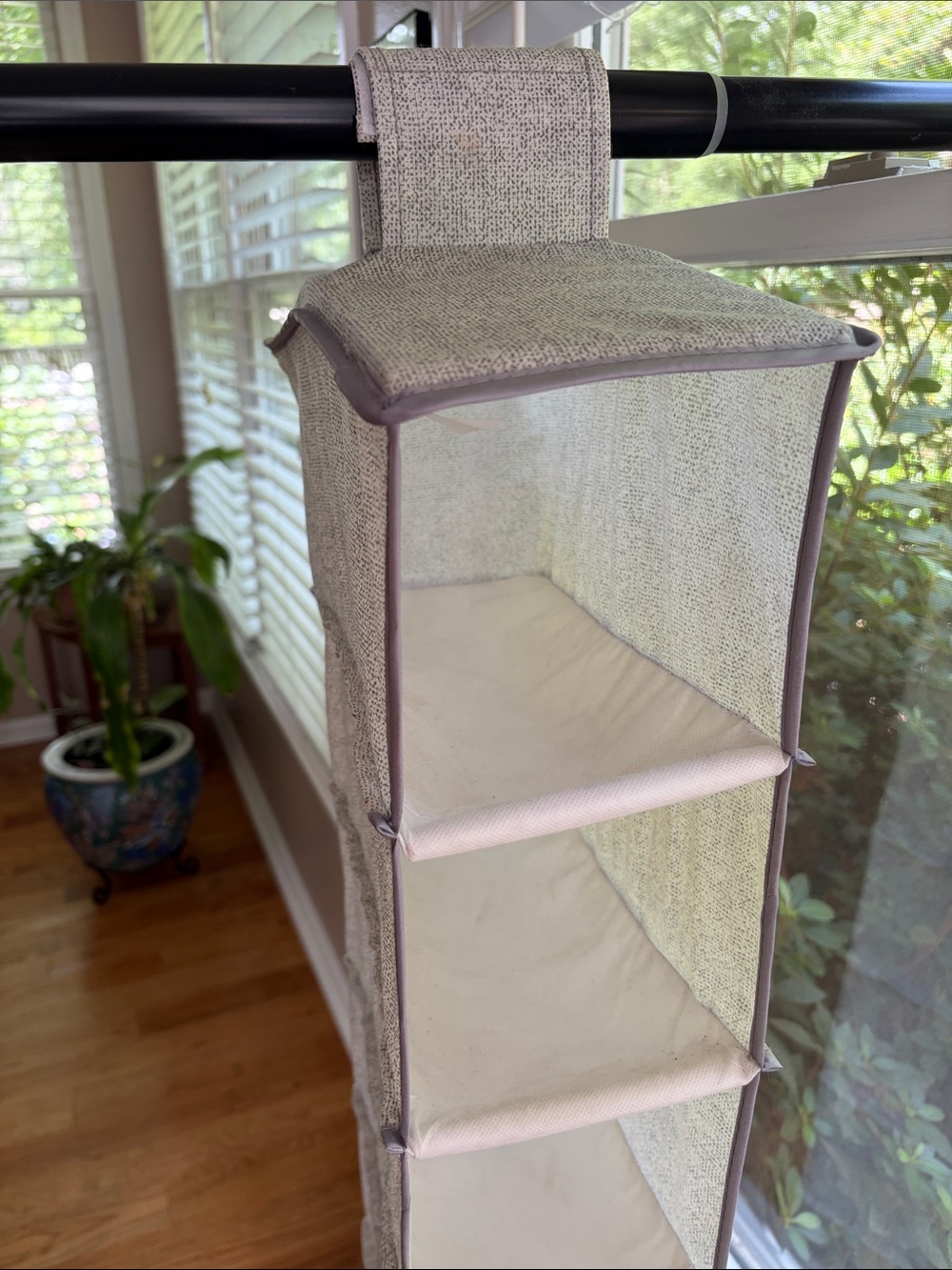 Hanging Fabric Closet Organizer - 10 pairs of shoes capacity. - Picture 4 of 5